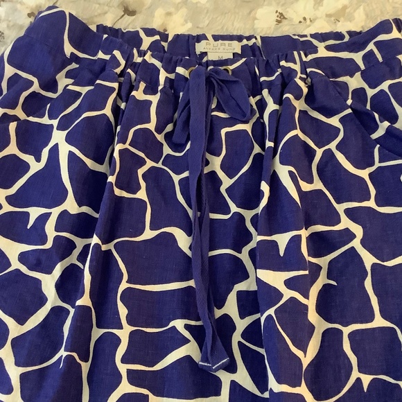 Blue/white Alfred Sung Skirt M - Picture 2 of 7